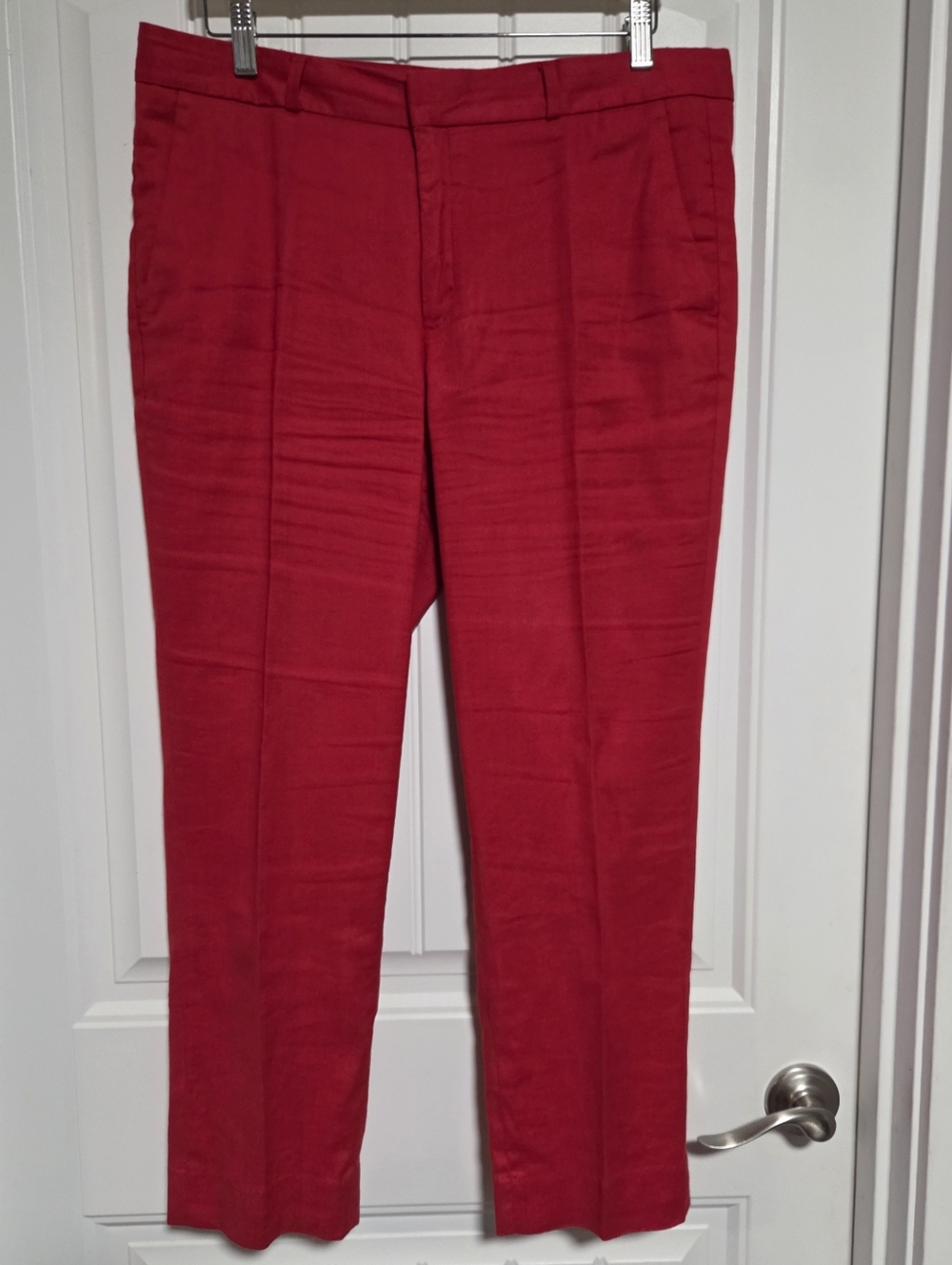 Banana Republic Avery Trouser - Linen Red - 12